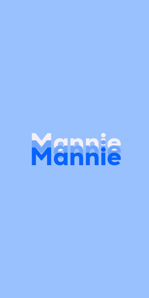 Free photo of Name DP: Mannie