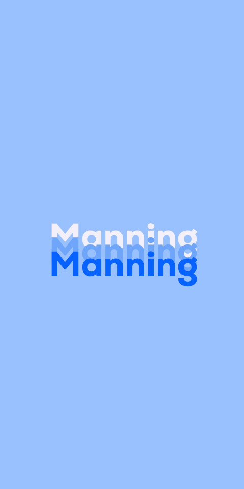Free photo of Name DP: Manning