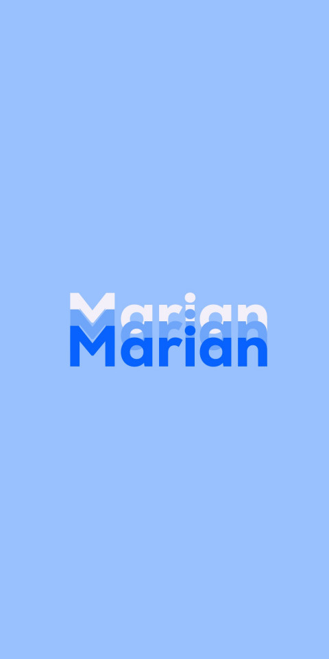 Free photo of Name DP: Marian
