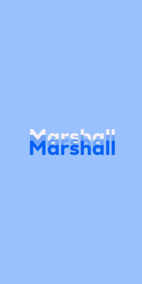 Free photo of Name DP: Marshall