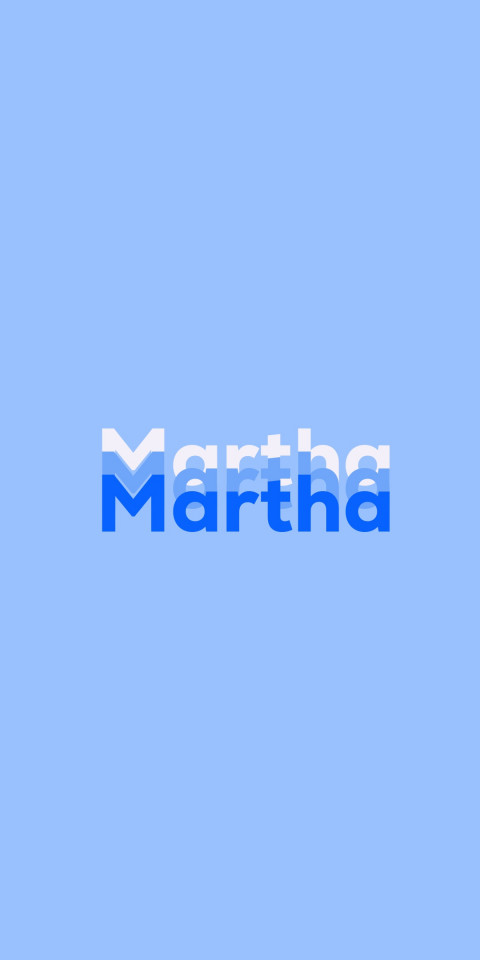 Free photo of Name DP: Martha