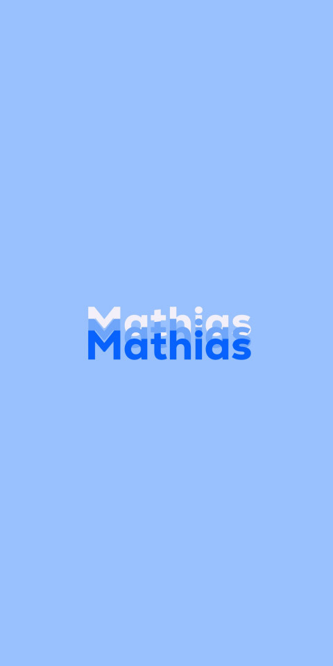 Free photo of Name DP: Mathias