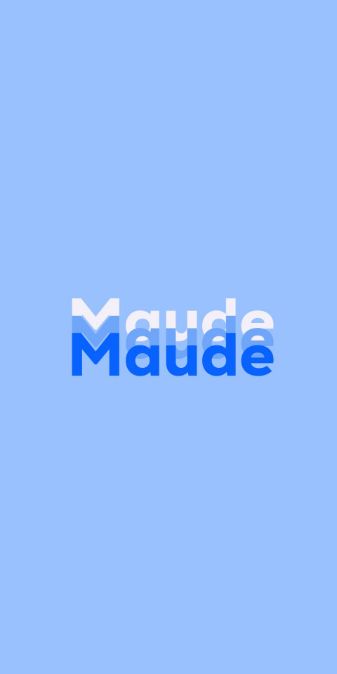 Free photo of Name DP: Maude