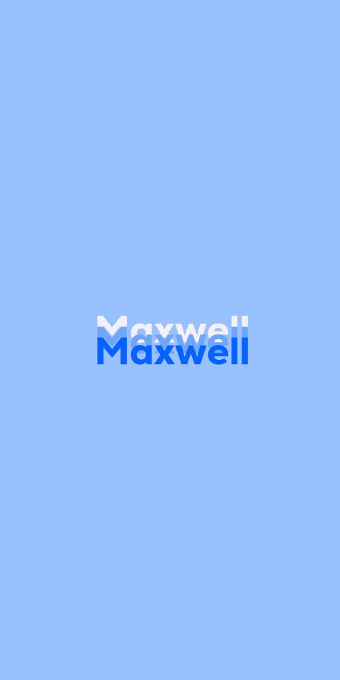 Free photo of Name DP: Maxwell