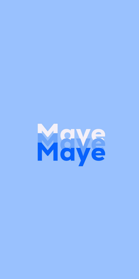 Free photo of Name DP: Maye