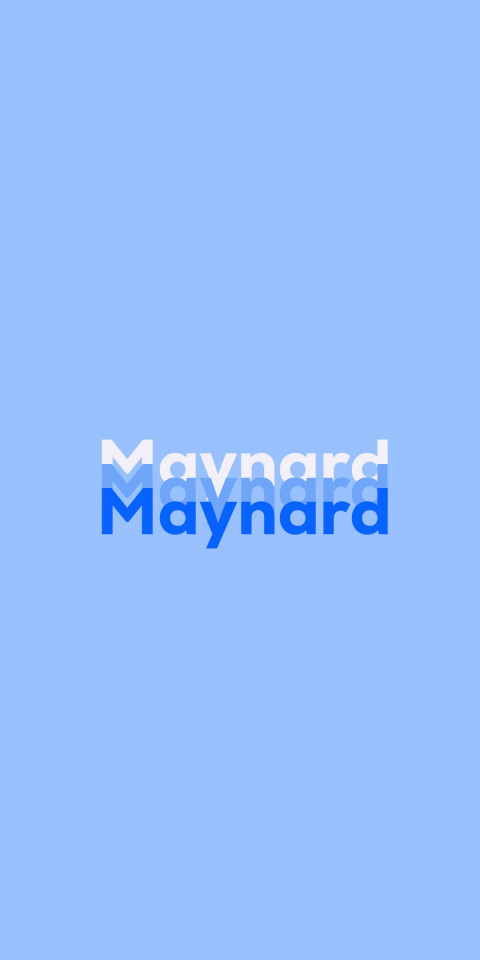 Free photo of Name DP: Maynard