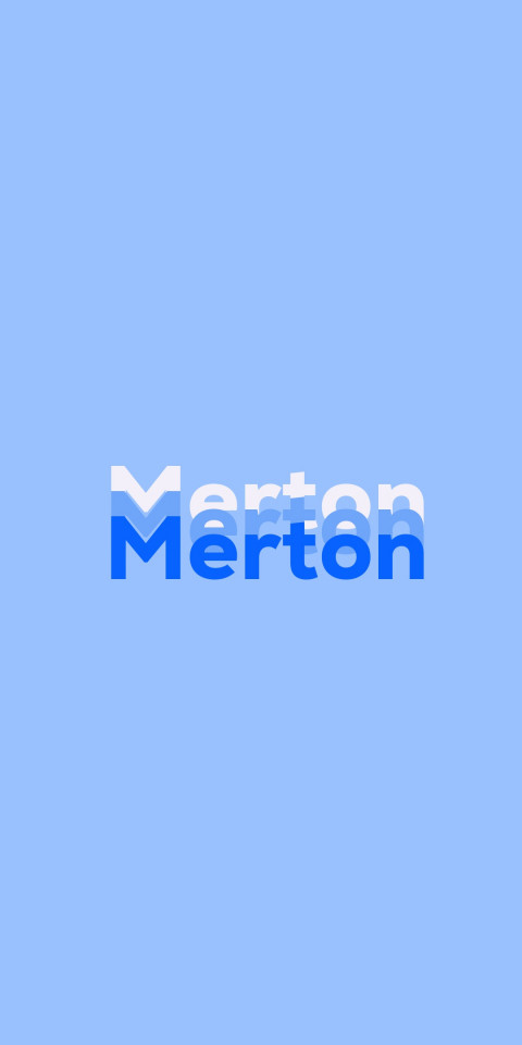 Free photo of Name DP: Merton