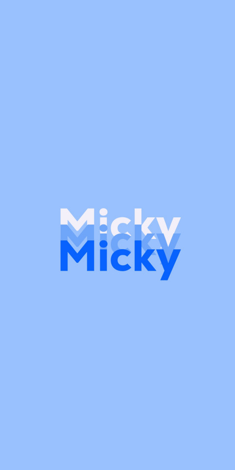 Free photo of Name DP: Micky