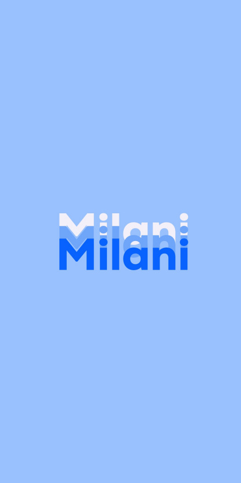Free photo of Name DP: Milani