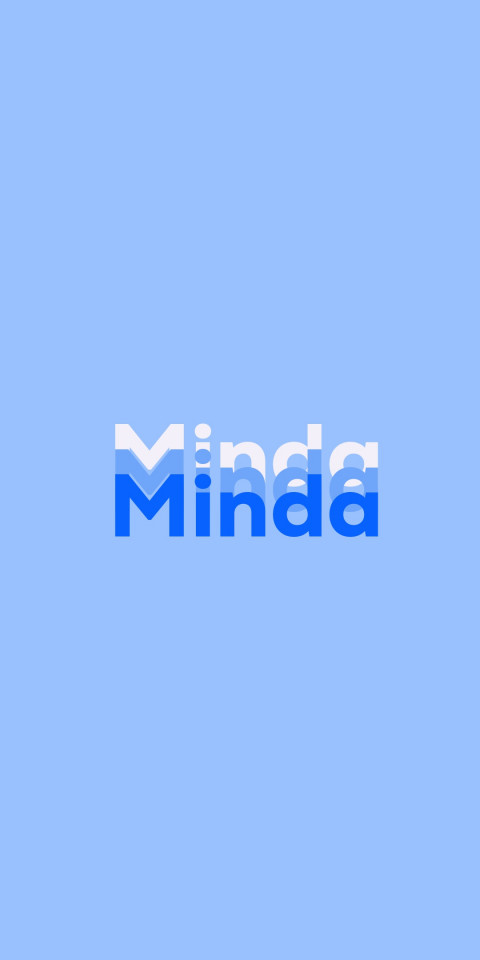 Free photo of Name DP: Minda