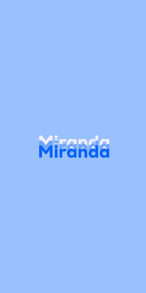Free photo of Name DP: Miranda