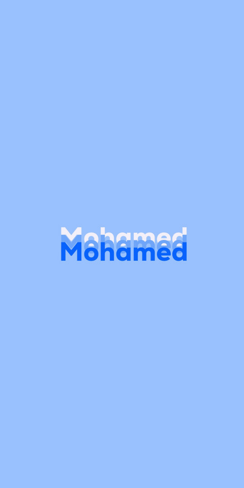 Free photo of Name DP: Mohamed