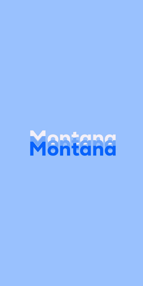 Free photo of Name DP: Montana