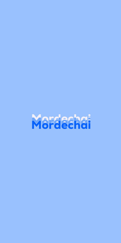 Free photo of Name DP: Mordechai