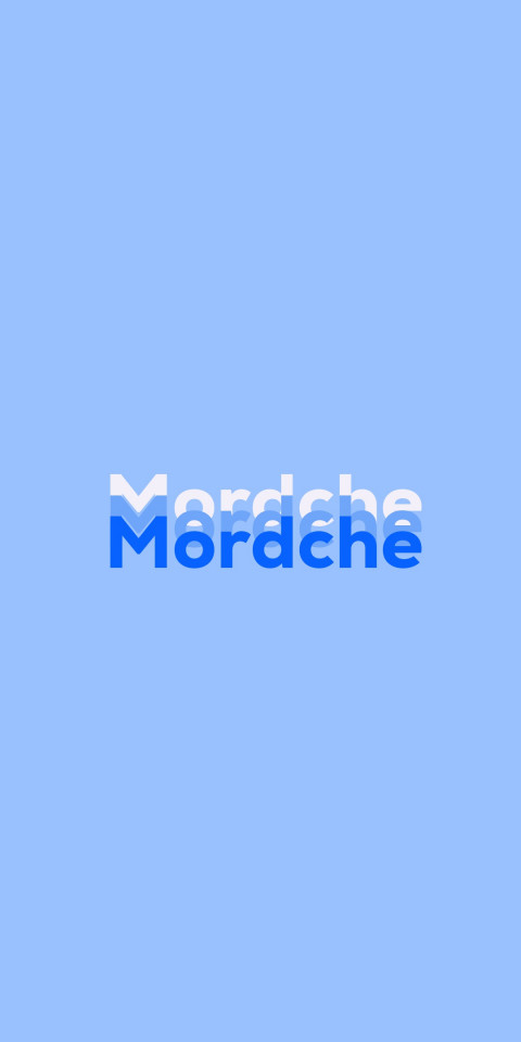 Free photo of Name DP: Mordche