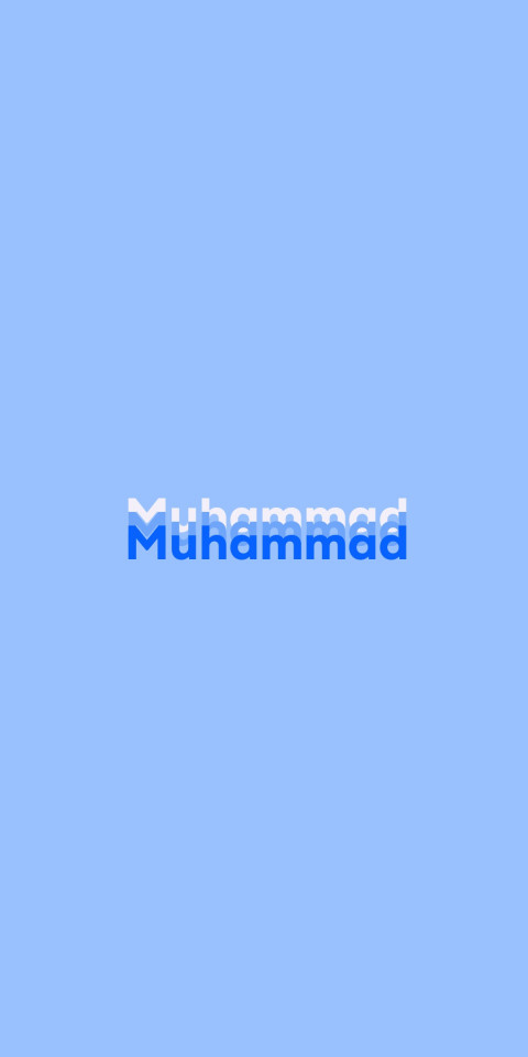 Free photo of Name DP: Muhammad