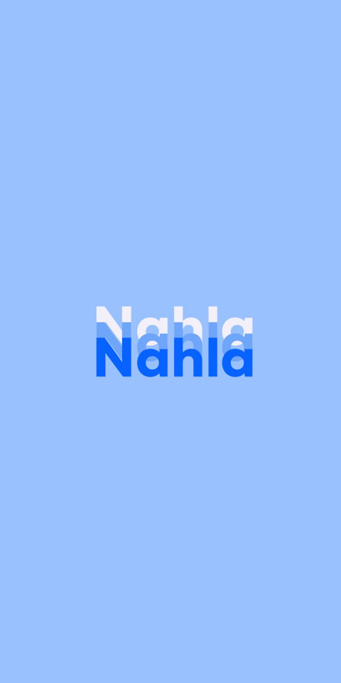 Free photo of Name DP: Nahla