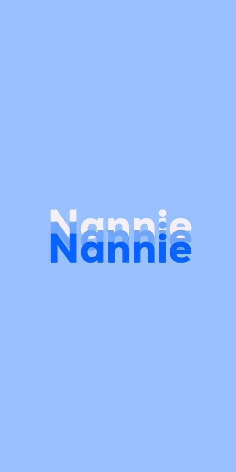 Free photo of Name DP: Nannie