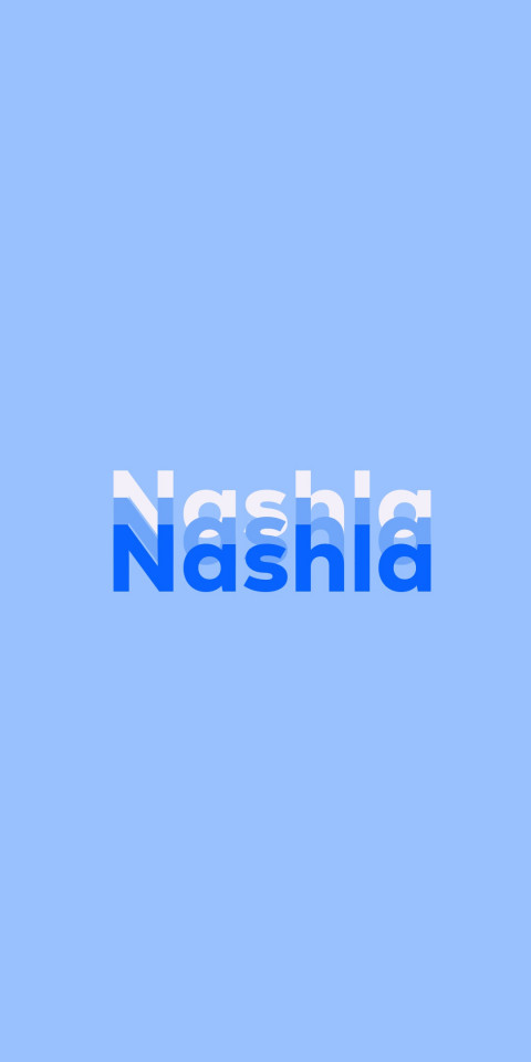 Free photo of Name DP: Nashla