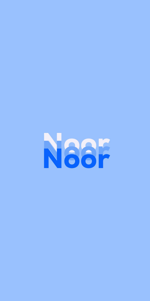 Free photo of Name DP: Noor