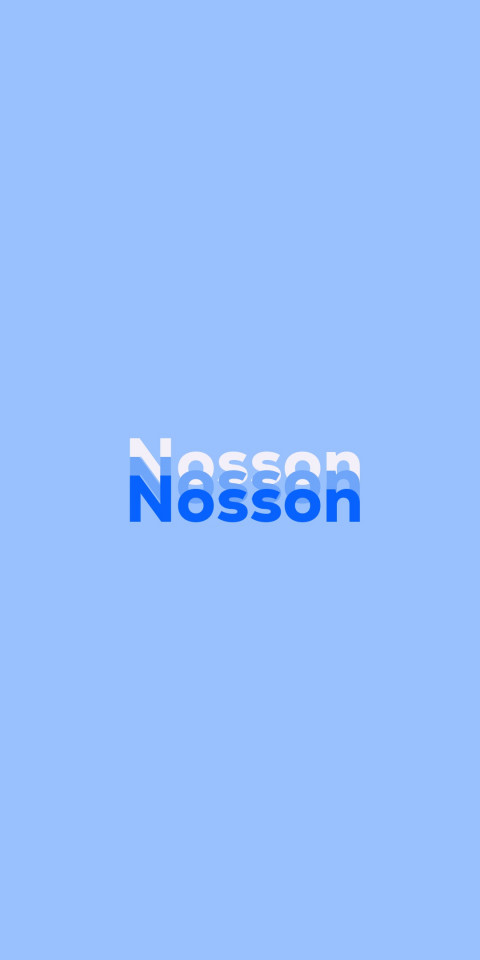 Free photo of Name DP: Nosson