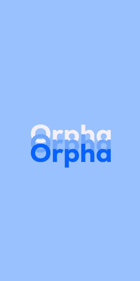 Free photo of Name DP: Orpha