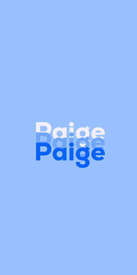 Free photo of Name DP: Paige