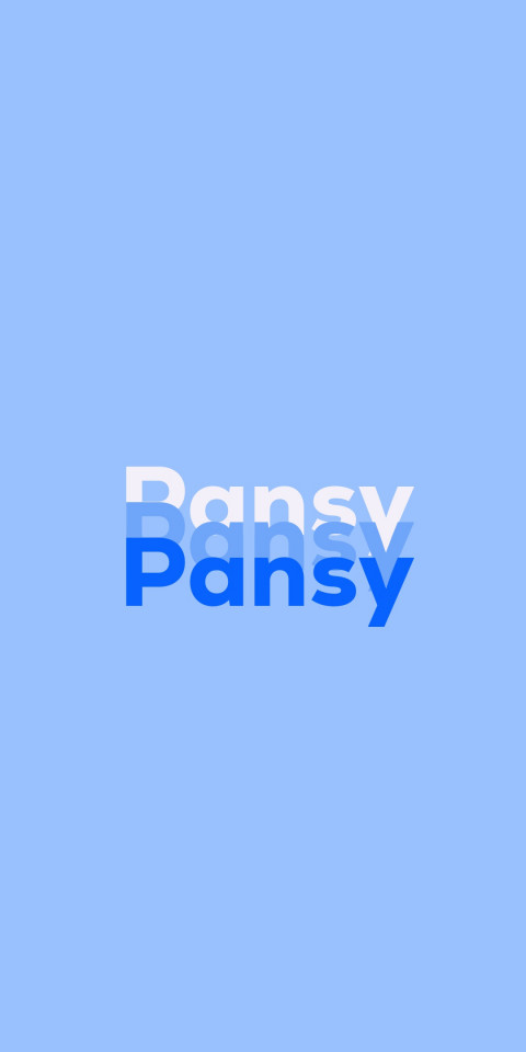 Free photo of Name DP: Pansy