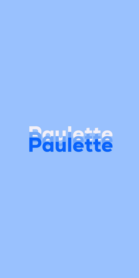 Free photo of Name DP: Paulette