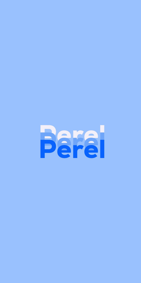 Free photo of Name DP: Perel