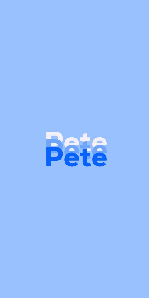 Free photo of Name DP: Pete