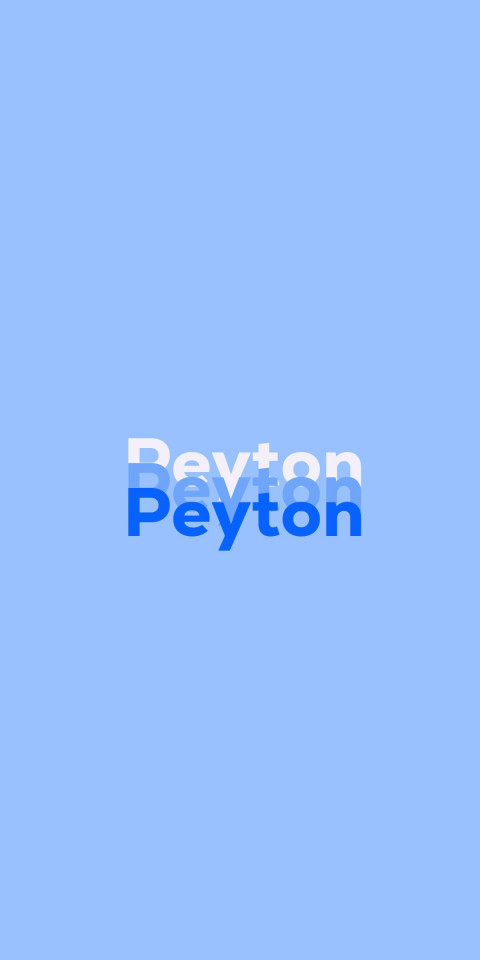 Free photo of Name DP: Peyton