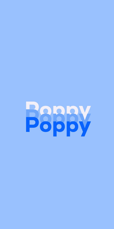 Free photo of Name DP: Poppy