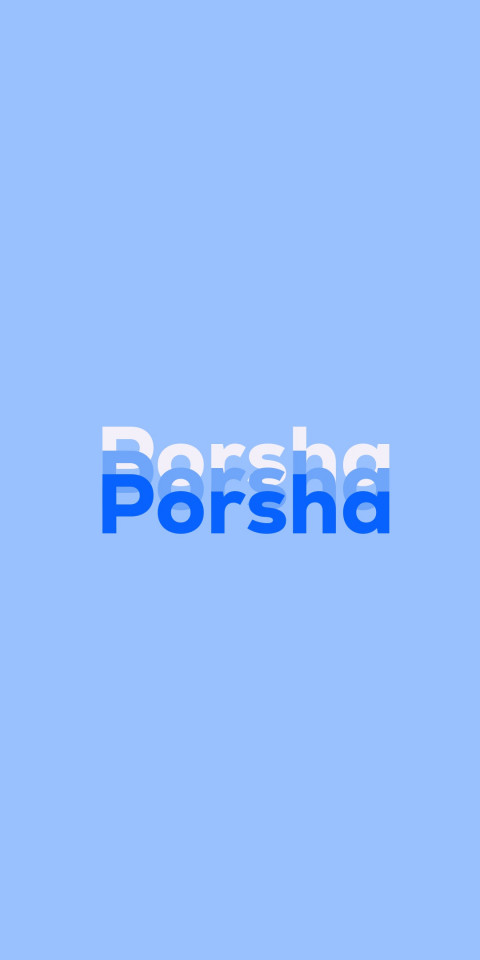 Free photo of Name DP: Porsha