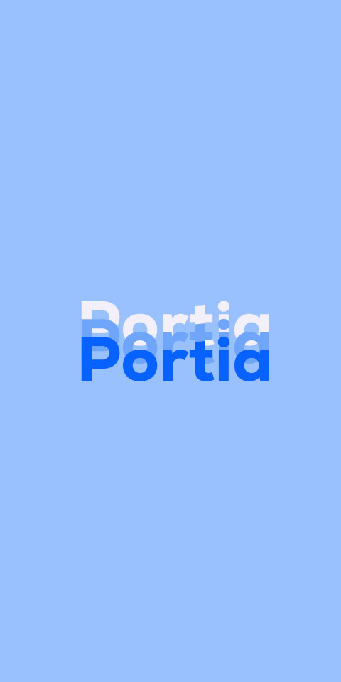 Free photo of Name DP: Portia