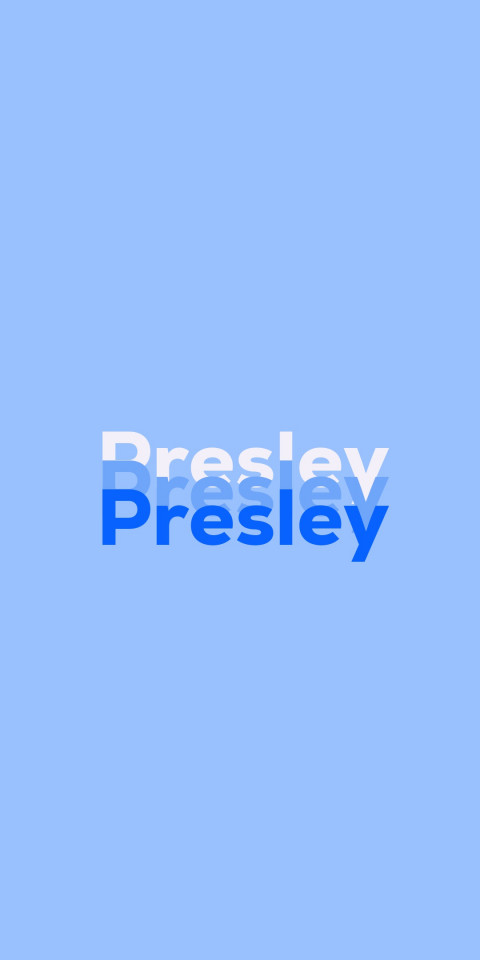 Free photo of Name DP: Presley