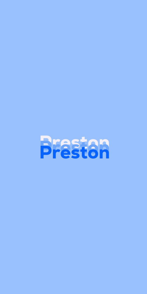 Free photo of Name DP: Preston