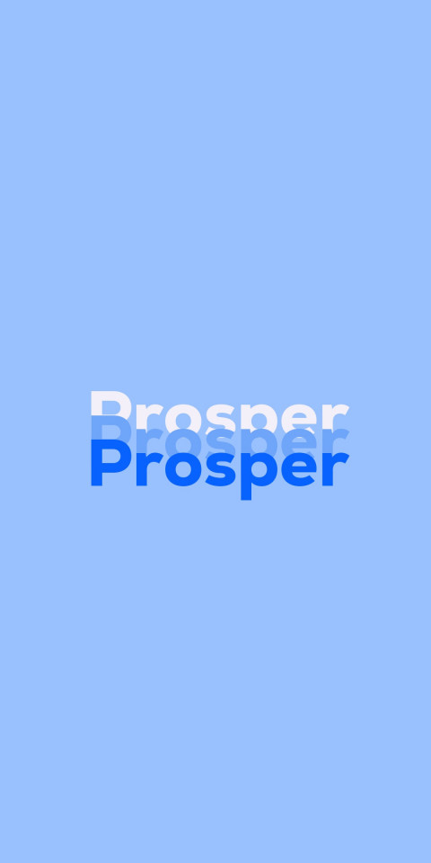 Free photo of Name DP: Prosper