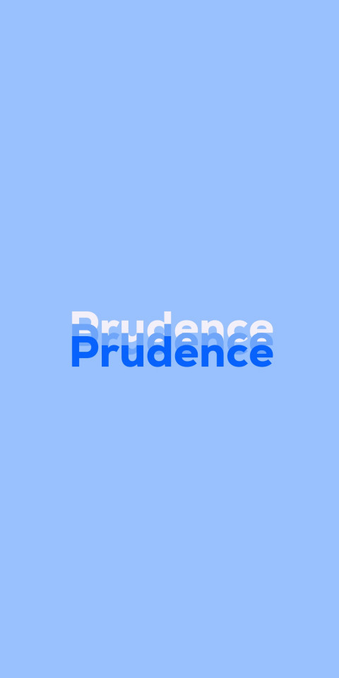 Free photo of Name DP: Prudence