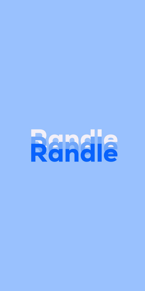 Free photo of Name DP: Randle