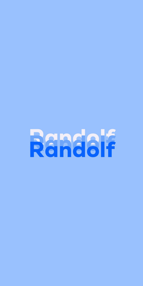 Free photo of Name DP: Randolf