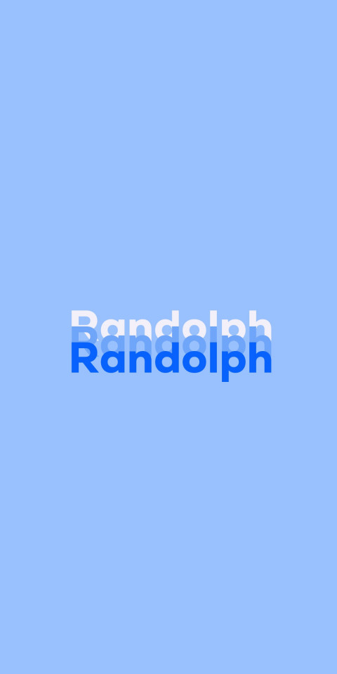 Free photo of Name DP: Randolph