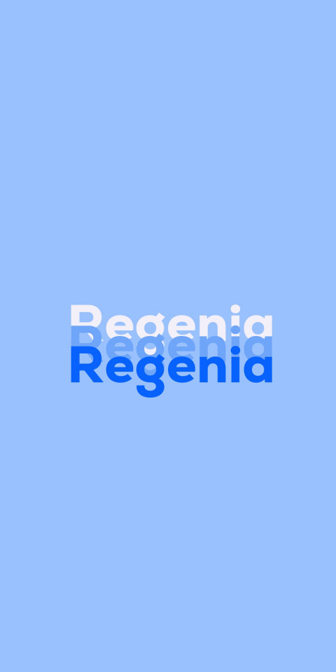 Free photo of Name DP: Regenia
