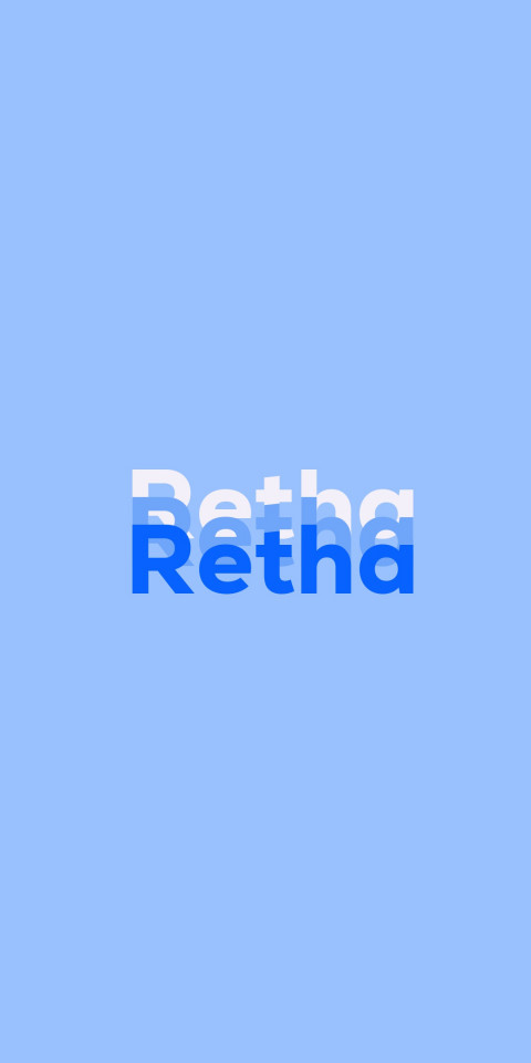 Free photo of Name DP: Retha