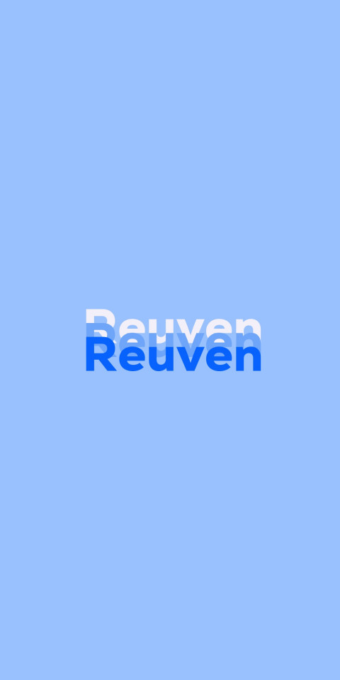 Free photo of Name DP: Reuven