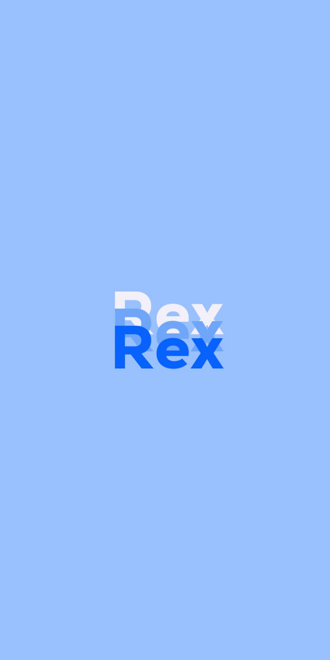 Free photo of Name DP: Rex