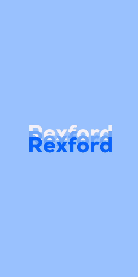 Free photo of Name DP: Rexford