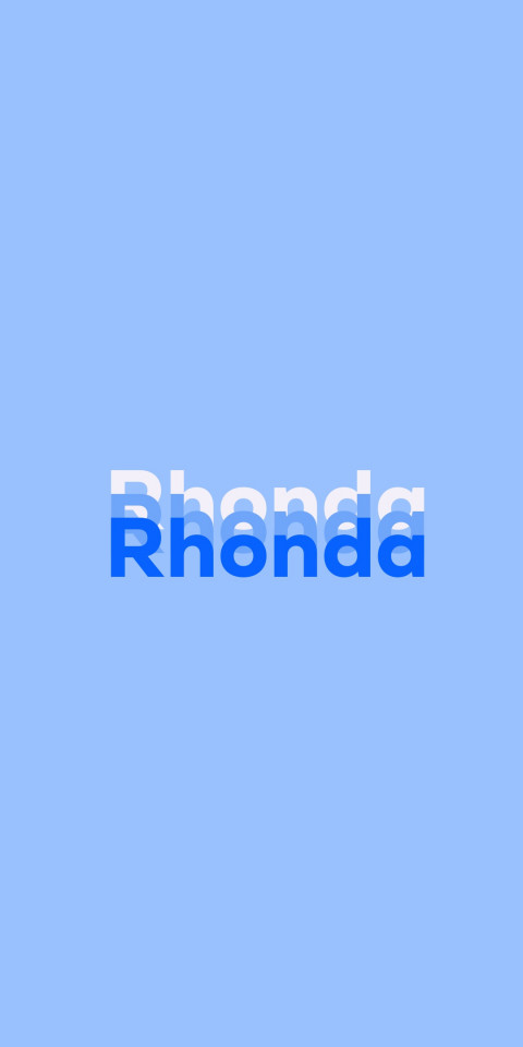 Free photo of Name DP: Rhonda