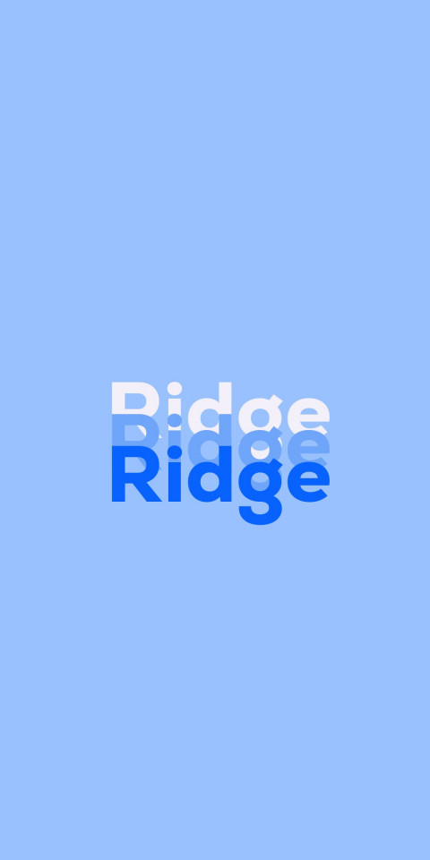 Free photo of Name DP: Ridge