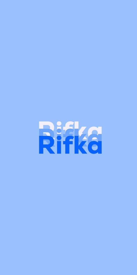 Free photo of Name DP: Rifka